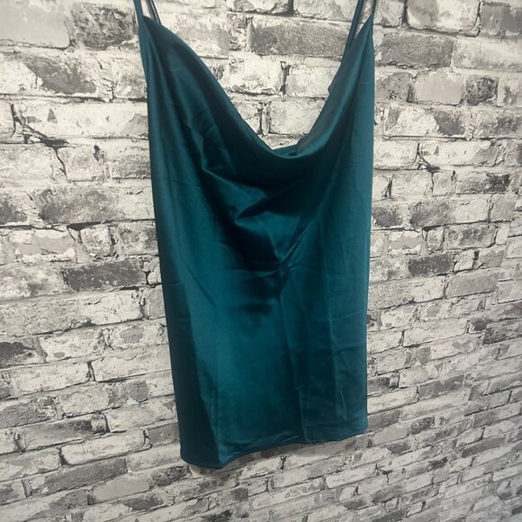 NWT EKOUAER Teal Spaghetti Strap Tank Top Size XL - Picture 5 of 15